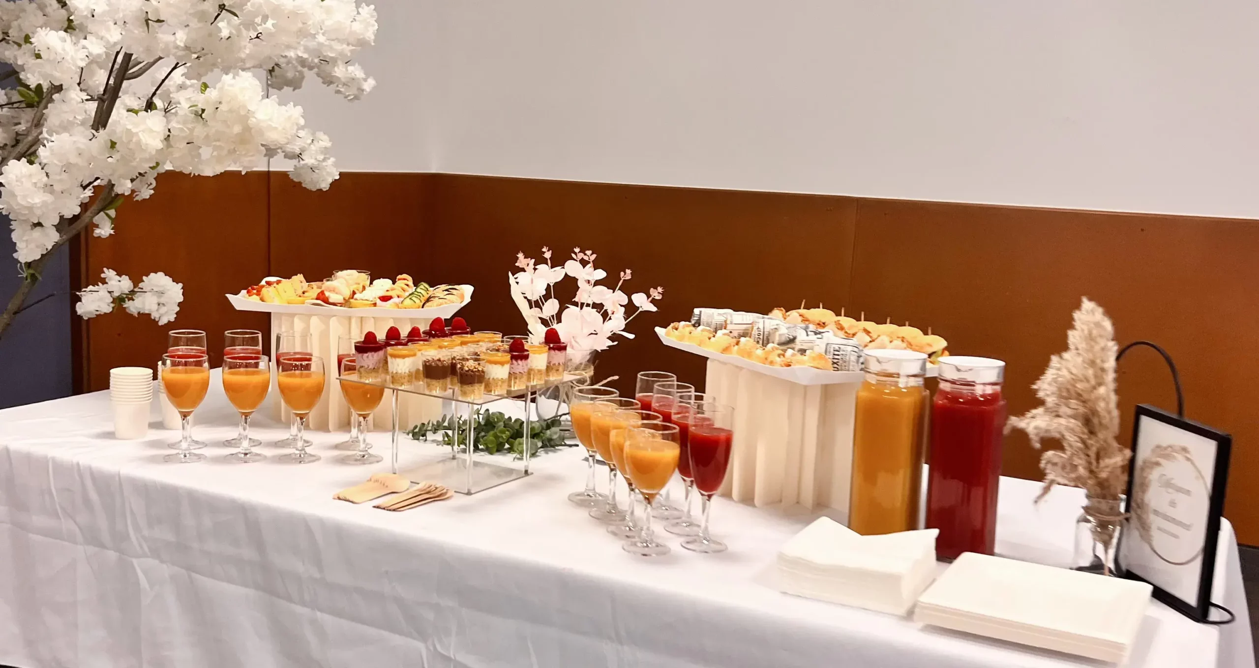 Buffets et réceptions