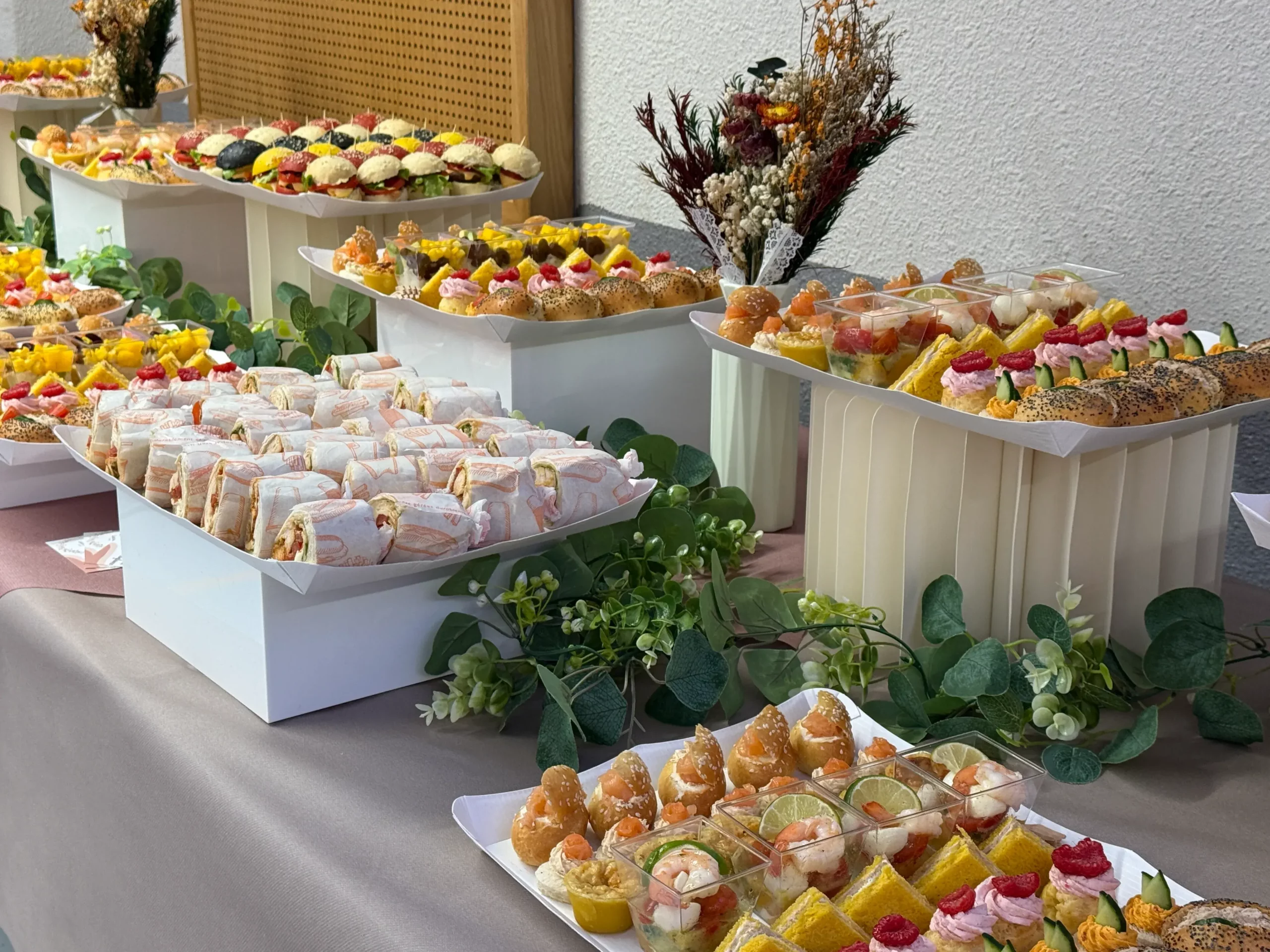 Buffets et réceptions