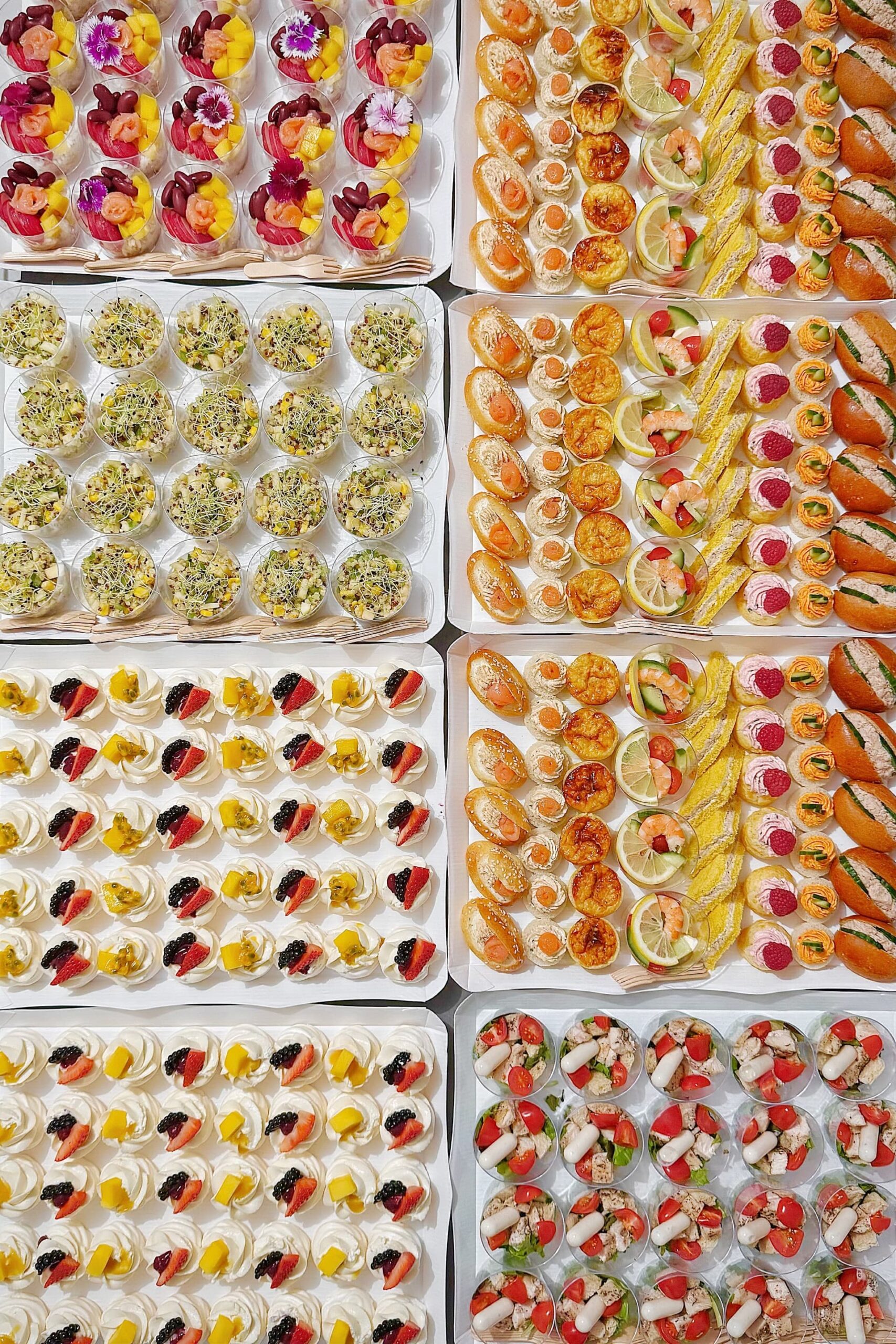 Plateaux prête à déguster