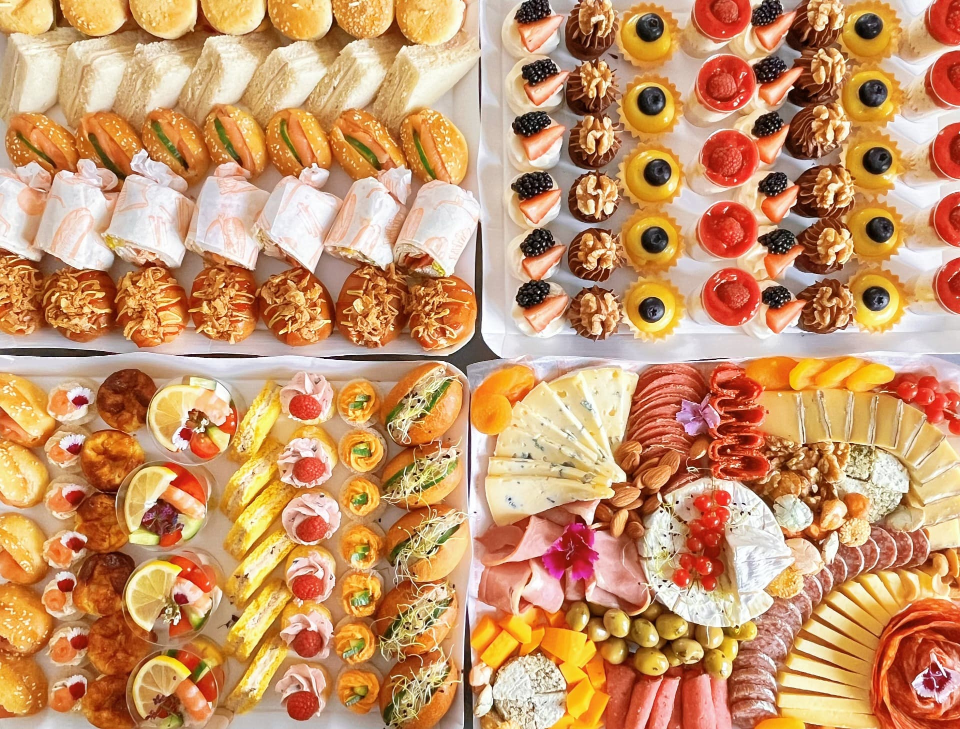 Plateaux prête à déguster