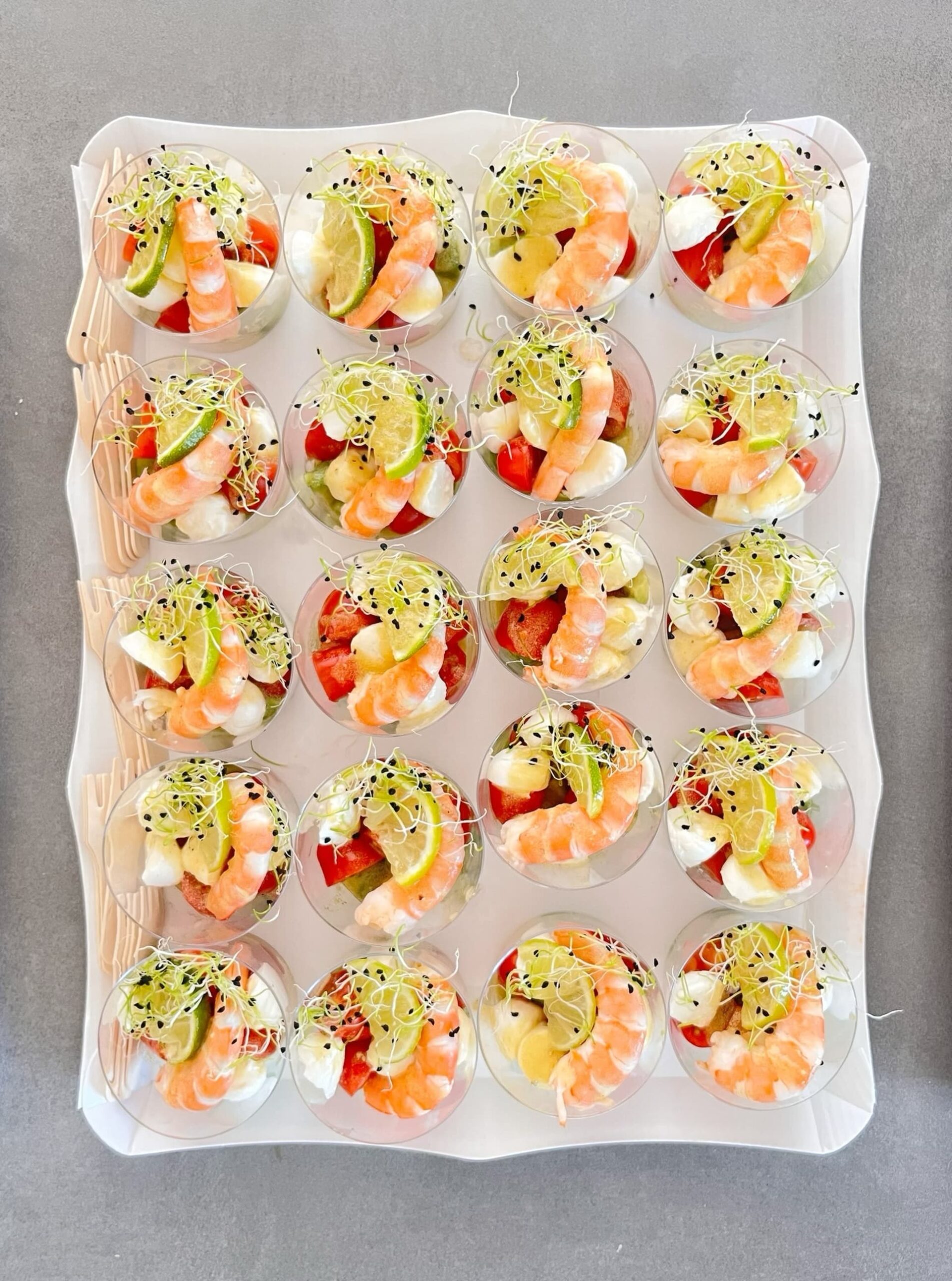 Plateaux prête à déguster